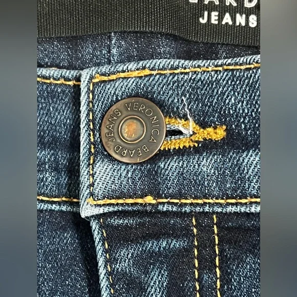 Veronica Beard Kate 10” Skinny High Waisted Blue Jeans - Sz 26